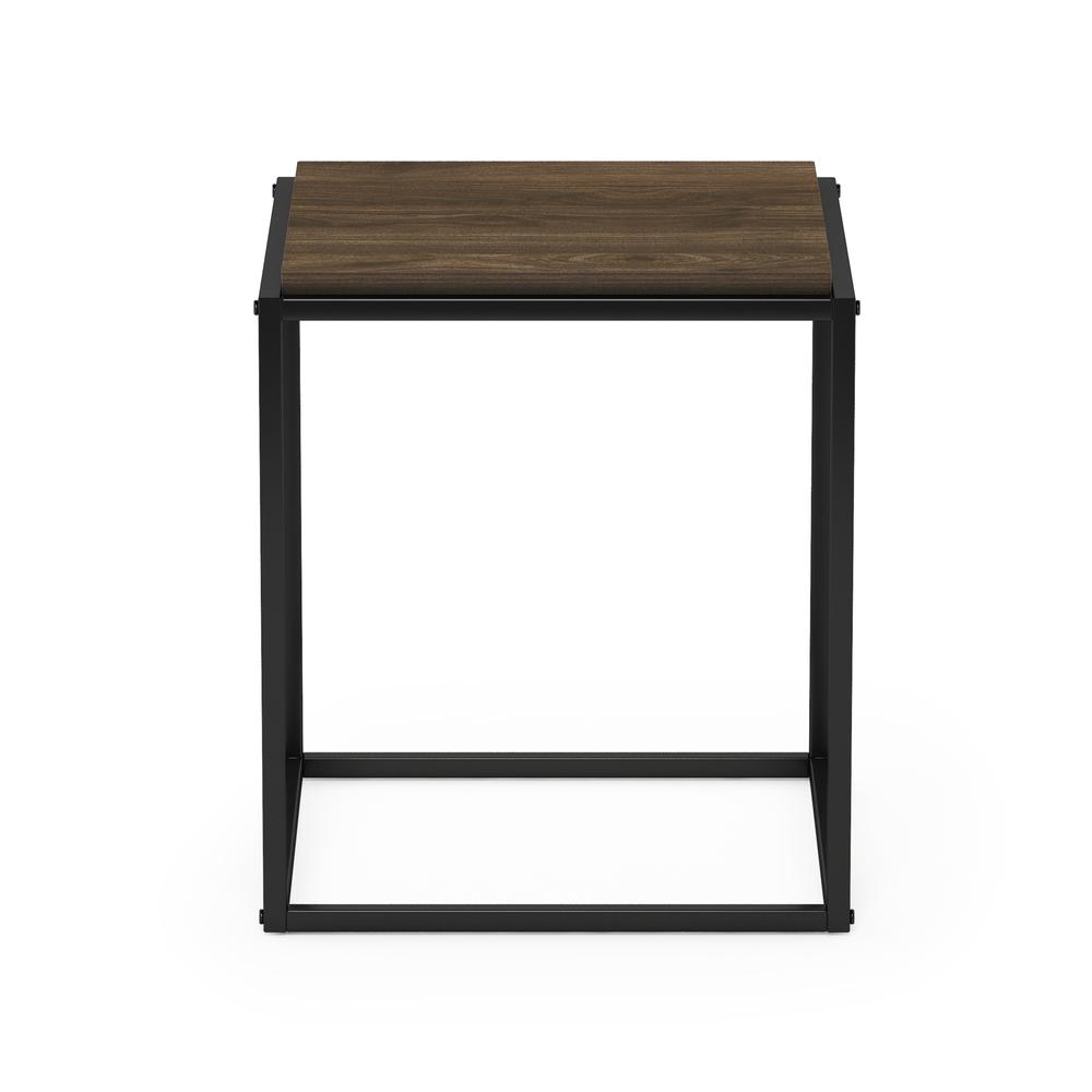 Furinno Moretti Modern Lifestyle Stackable Shelf, 1-Tier, Columbia Walnut. Picture 3