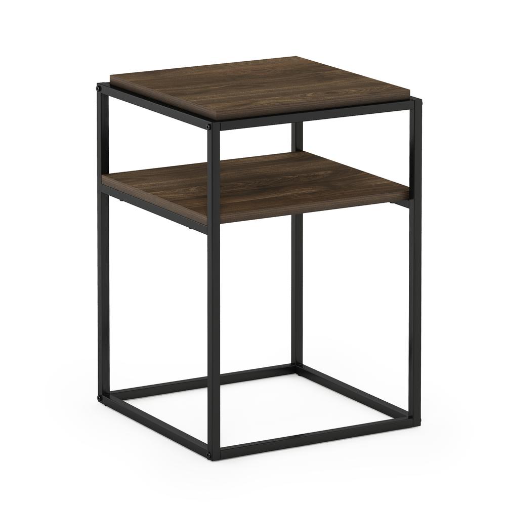 Furinno Moretti Modern Lifestyle Stackable Shelf, 2-Tier, Columbia Walnut. Picture 1