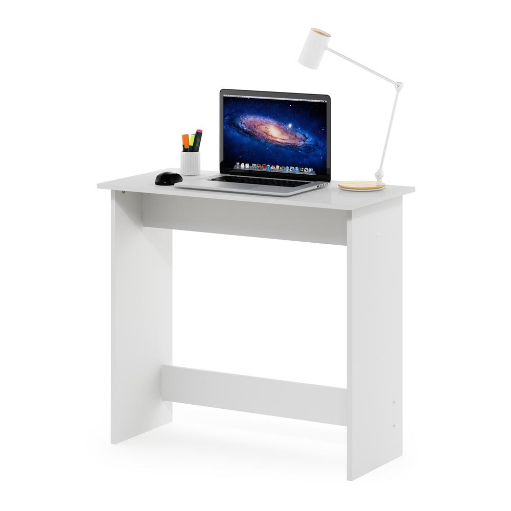 Furinno Simplistic Study Table, White. Picture 5