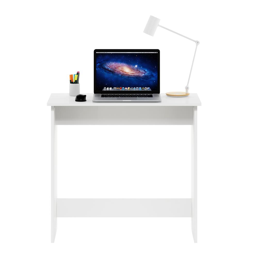 Furinno Simplistic Study Table, White. Picture 6