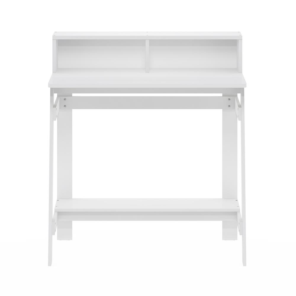 Furinno Simplistic A Frame Computer Desk, White. Picture 3