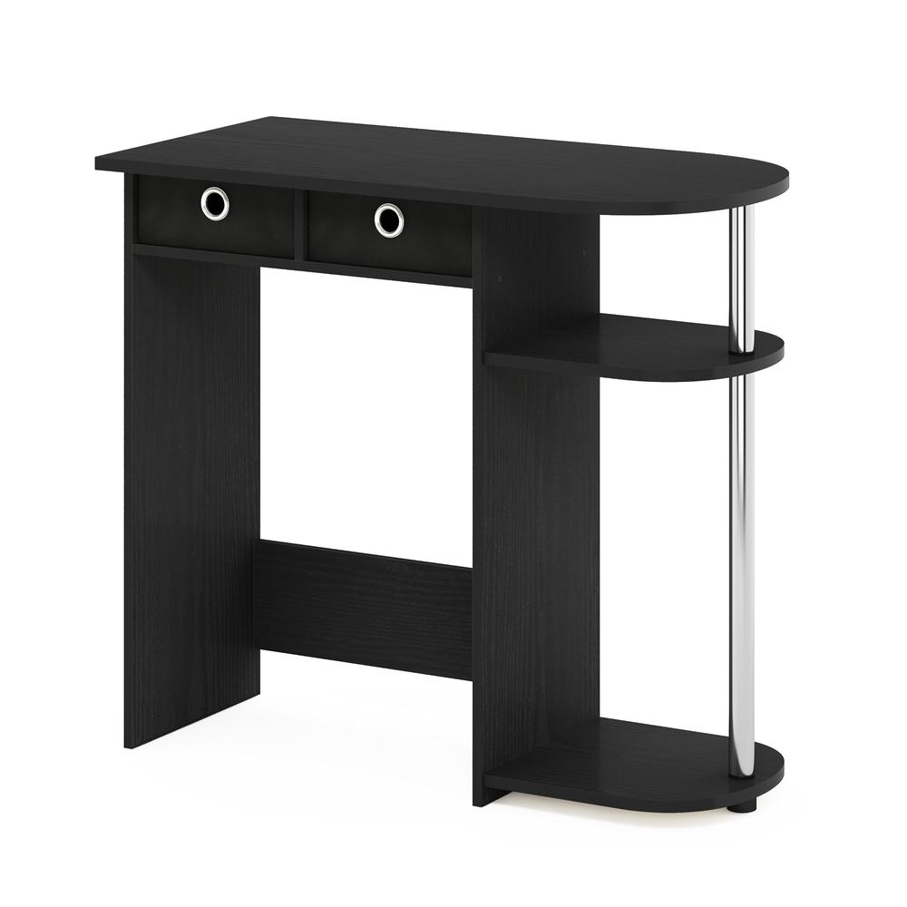 Furinno Go Green Home Laptop Notebook Computer Desk/Table, Americano/Stainless Steel. Picture 1