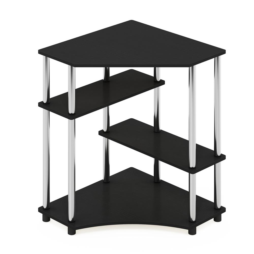 Furinno Turn-N-Tube Space Saving Corner Desk with Shelves. Picture 4