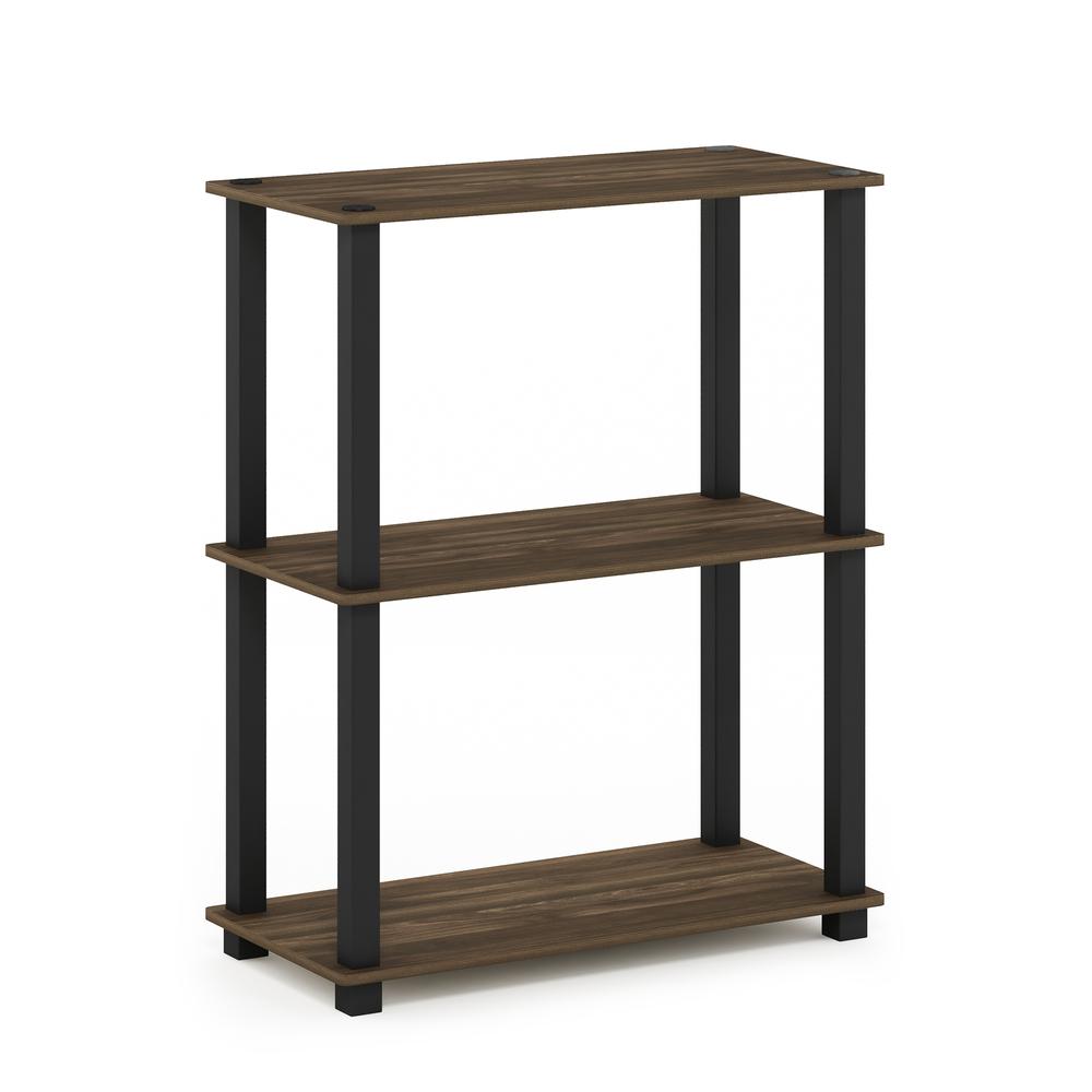 Furinno JAYA Utility Design Coffee Table, White Oak, Stainless Steel Tubes. Picture 1