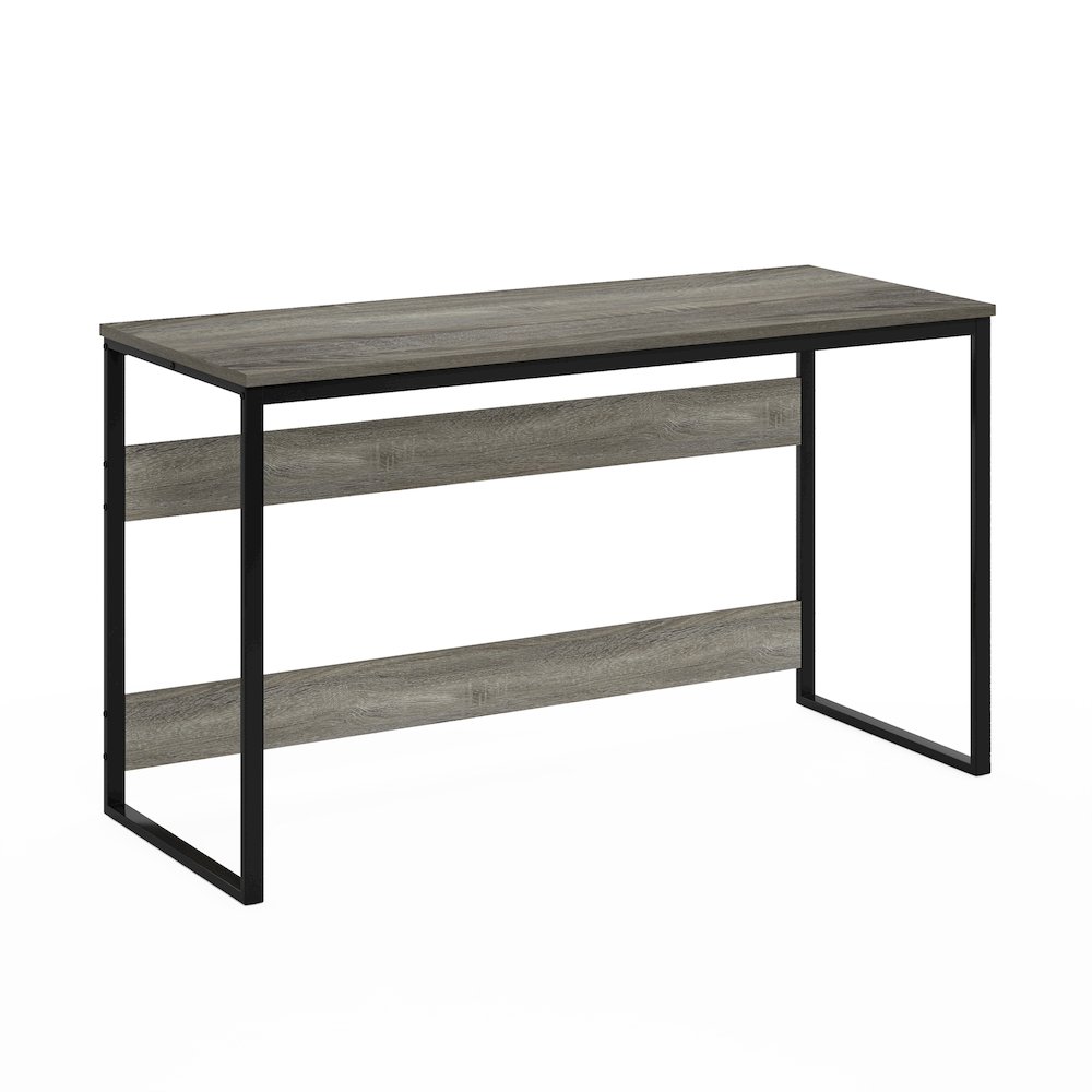 Computer Desk, Gaming Desk, Office Desk, 52 Width, Grey Oak. Picture 2