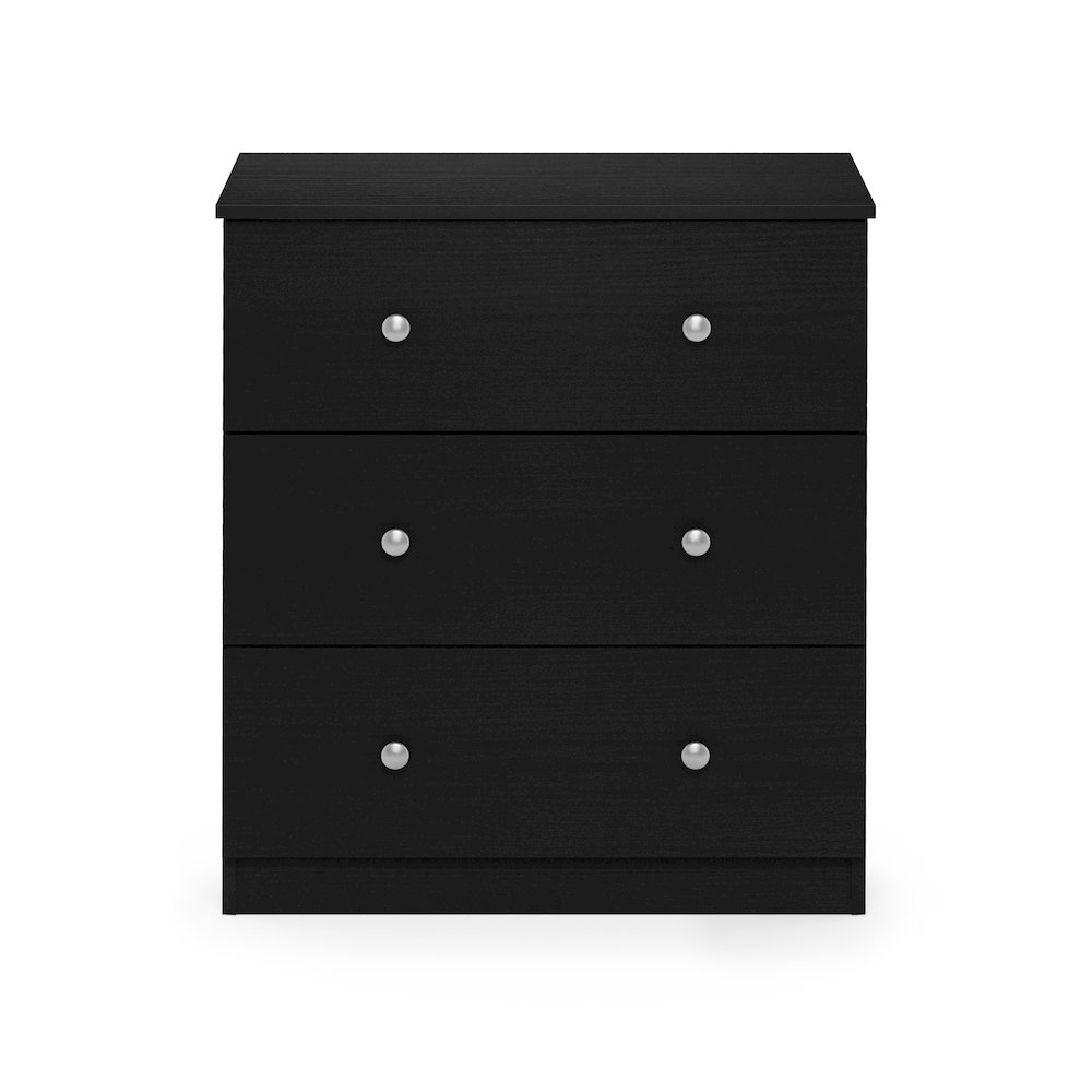 Simple Design 3-Drawer Chest Drawer, Dresser with Knob, Americano. Picture 3