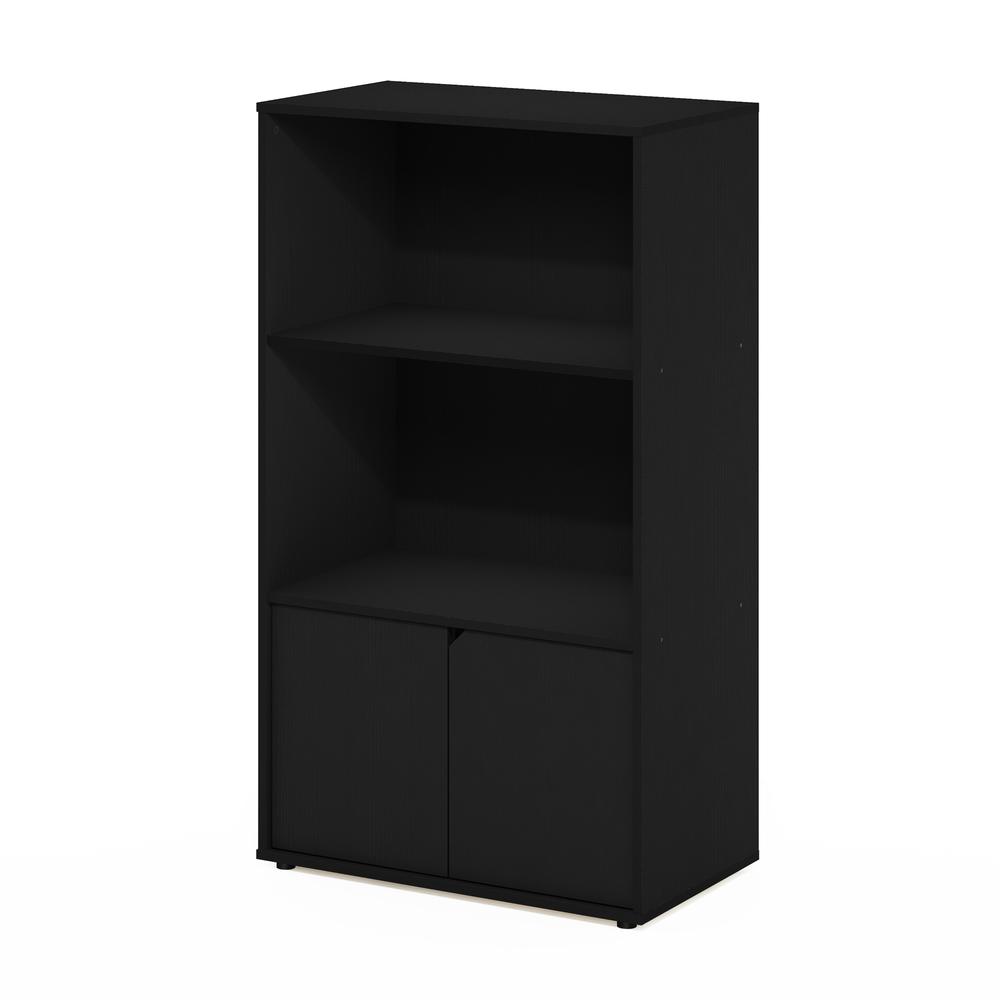Furinno JAYA Kitchen Storage Shelf with Cabinet, Americano. Picture 1