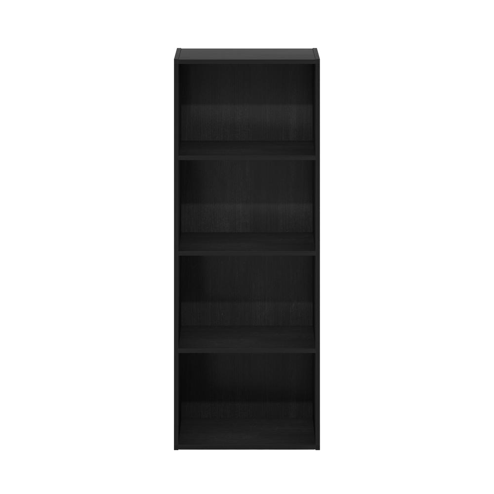 Furinno Luder 4-Tier Open Shelf Bookcase, Blackwood. Picture 3