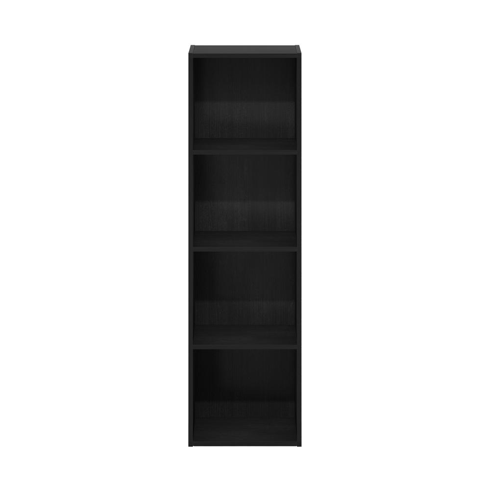Furinno Pasir 4-Tier Open Shelf Bookcase, Blackwood. Picture 3