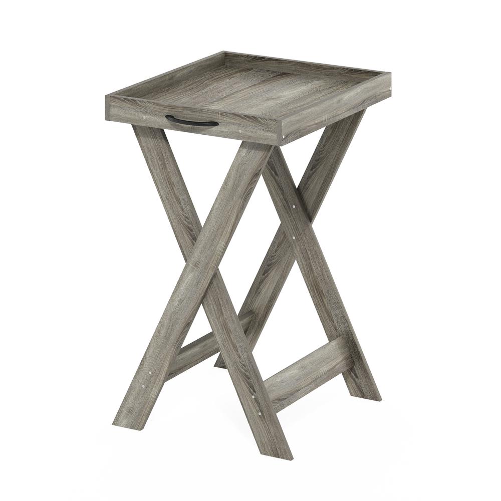 Classic Tray Table with Removable Tray, French Oak. Picture 1
