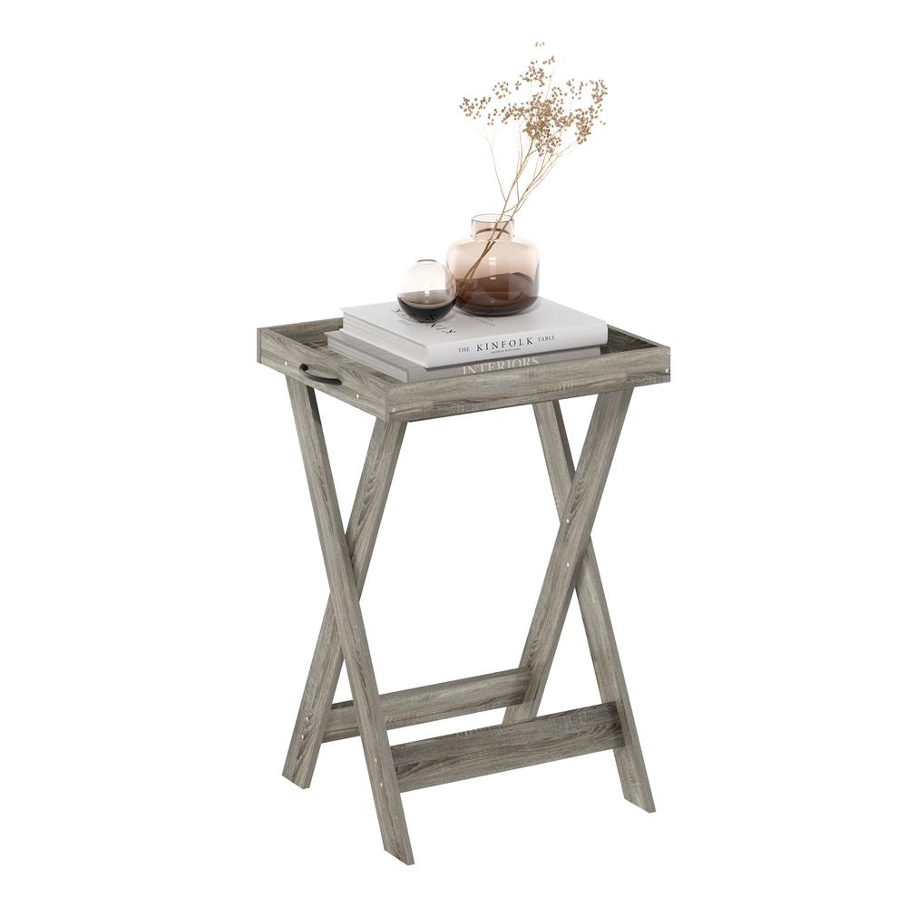 Classic Tray Table with Removable Tray, French Oak. Picture 5