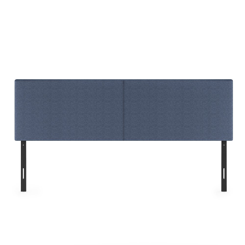 ROANNE King Headboard, Upholstered Tufted Headboard, for Bedroom, Blue Denim. Picture 2