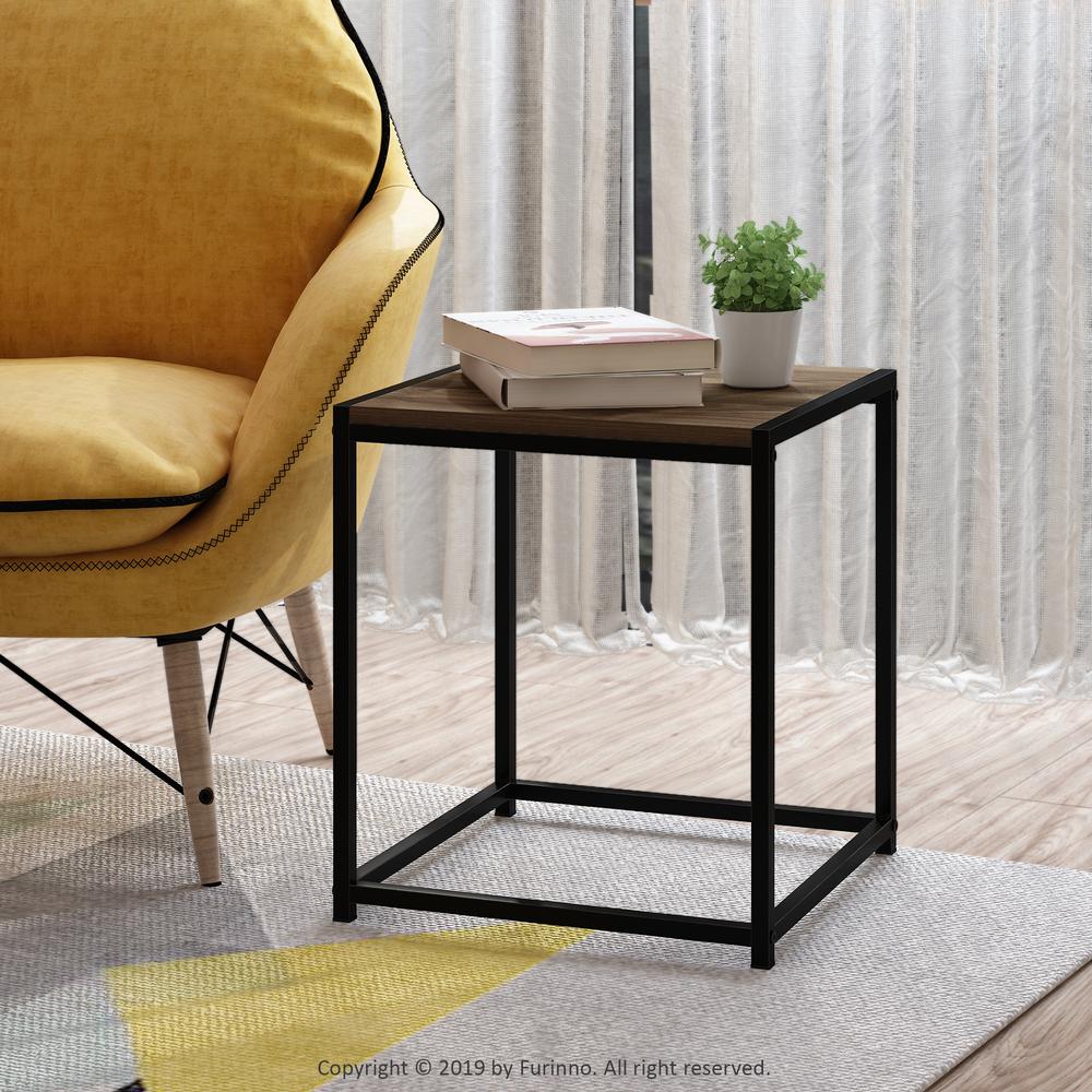 Furinno Pasir 3-Tier Corner Open Shelf Bookcase, French Oak. Picture 6
