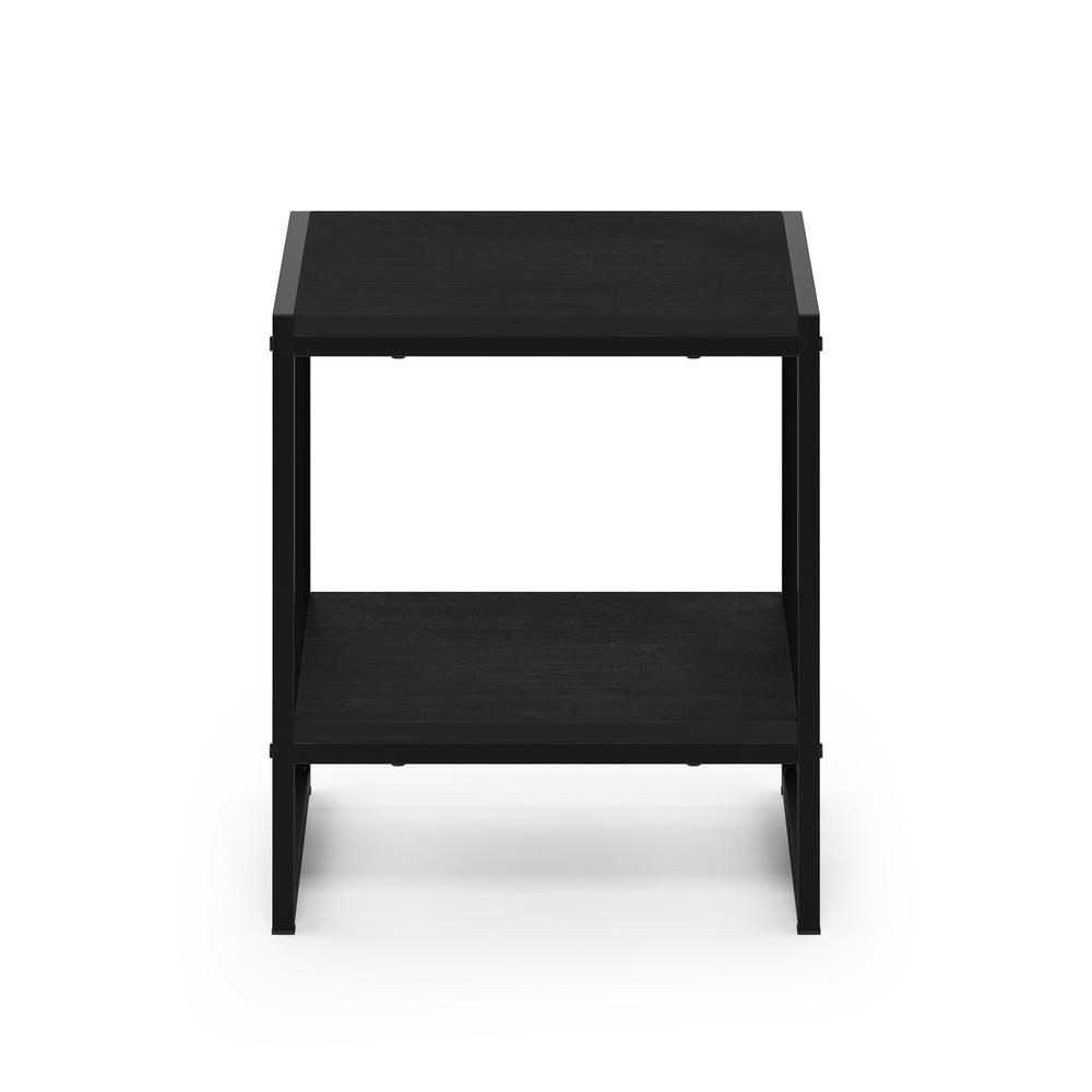 Furinno Romain 2-Tier Tall End Table, Espresso. Picture 3