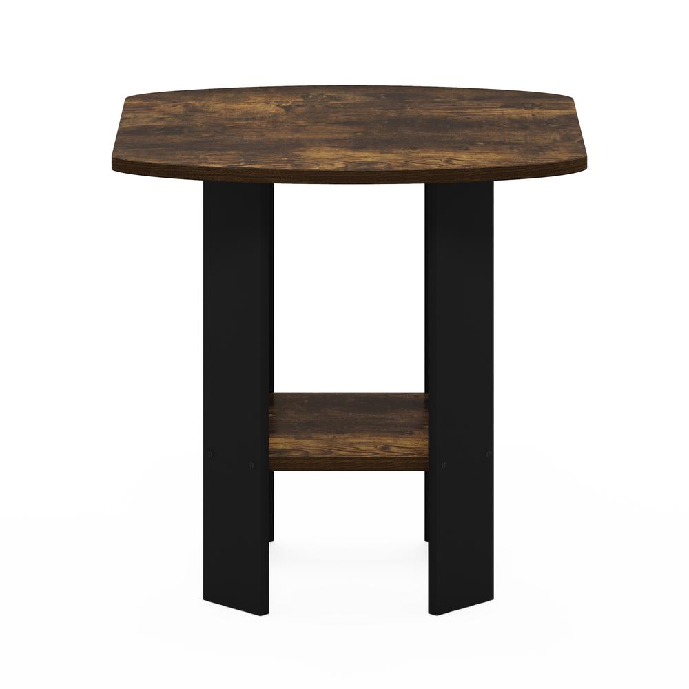 Furinno Simple Design End/SideTable, Amber Pine/Black. Picture 3