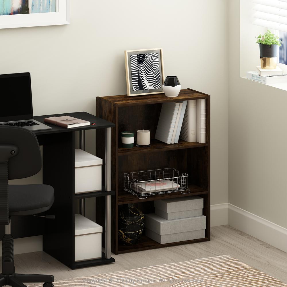 Furinno Pasir 3-Tier Open Shelf, Amber Pine. Picture 6