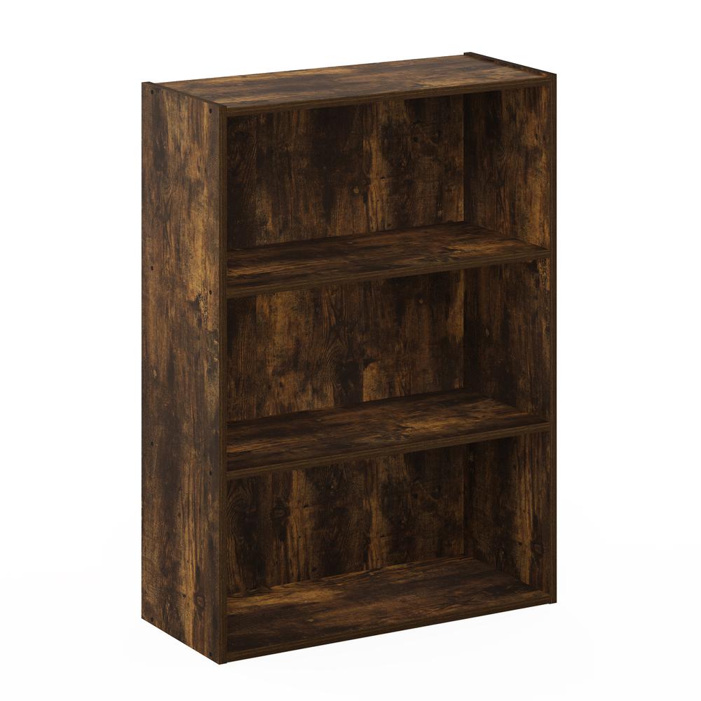Furinno Pasir 3-Tier Open Shelf, Amber Pine. Picture 1