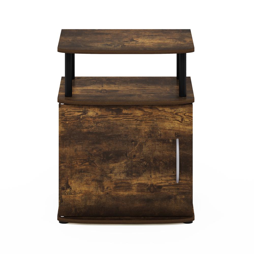 Furinno JAYA Utility Design End Table, Amber Pine/Black. Picture 3