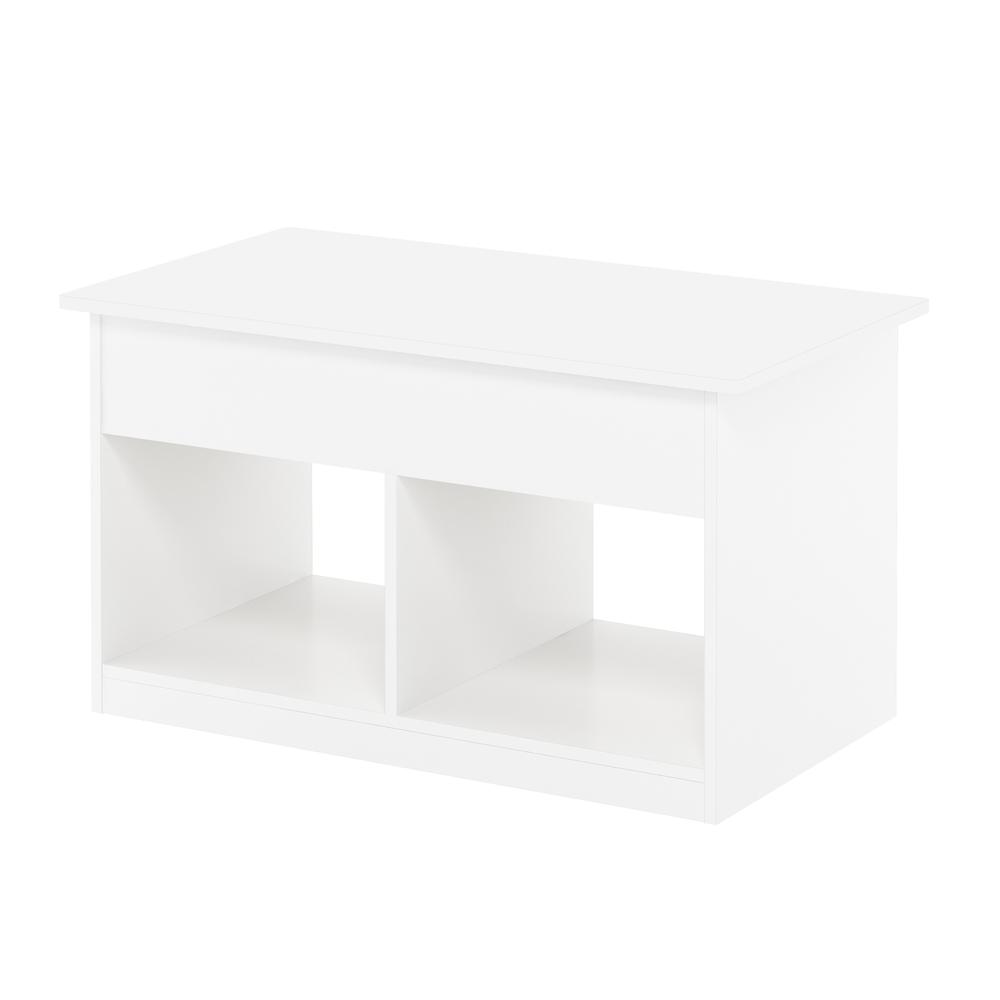 Jensen Lift Top Coffee Table, Solid White. Picture 1