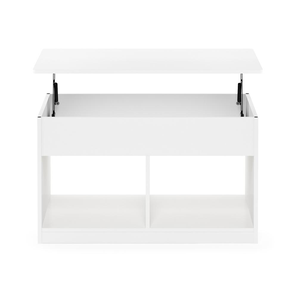 Jensen Lift Top Coffee Table, Solid White. Picture 2