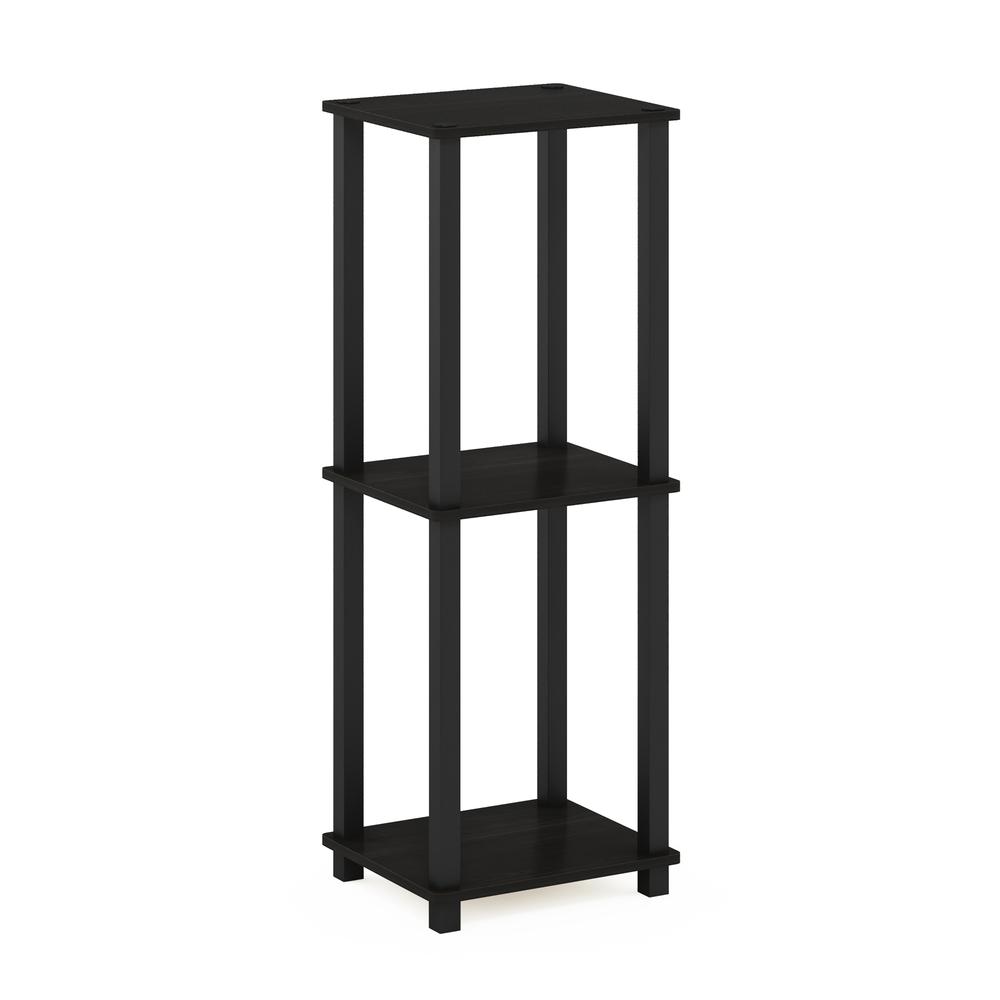 Simplistic End Table, Small, Set of 2, Espresso/Black. Picture 4