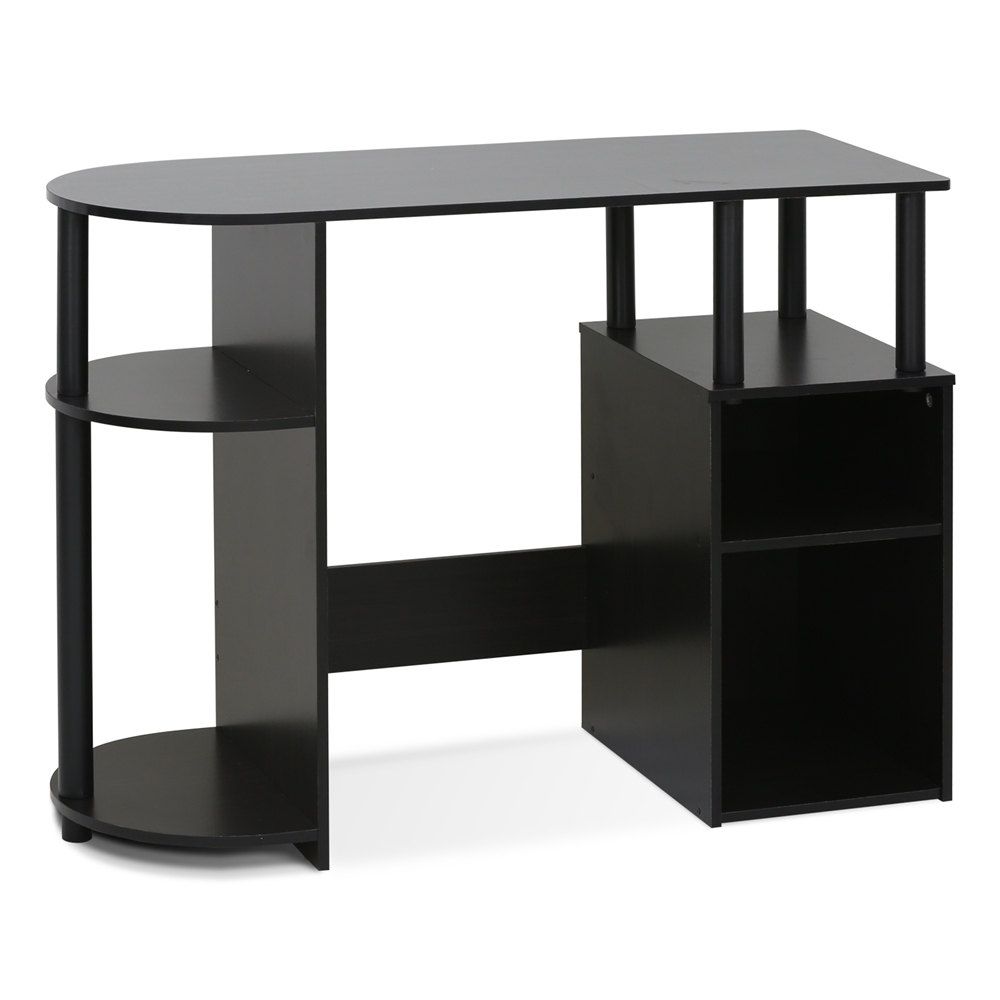 15111 JAYA Simplistic Computer Study Desk with Bin Drawers, Espresso. Picture 4
