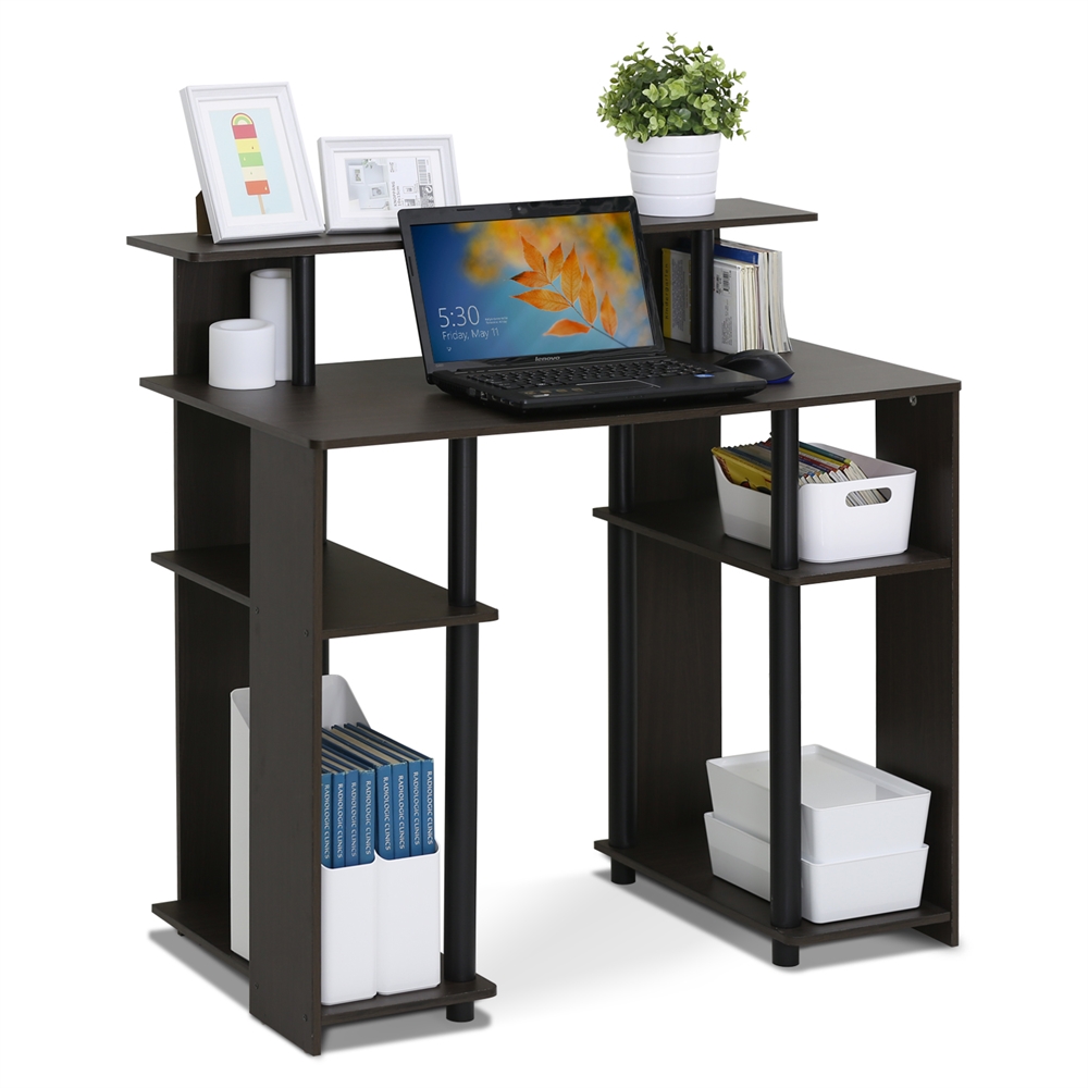 JAYA Simple Design Computer Writing Desk, Walnut,. Picture 3