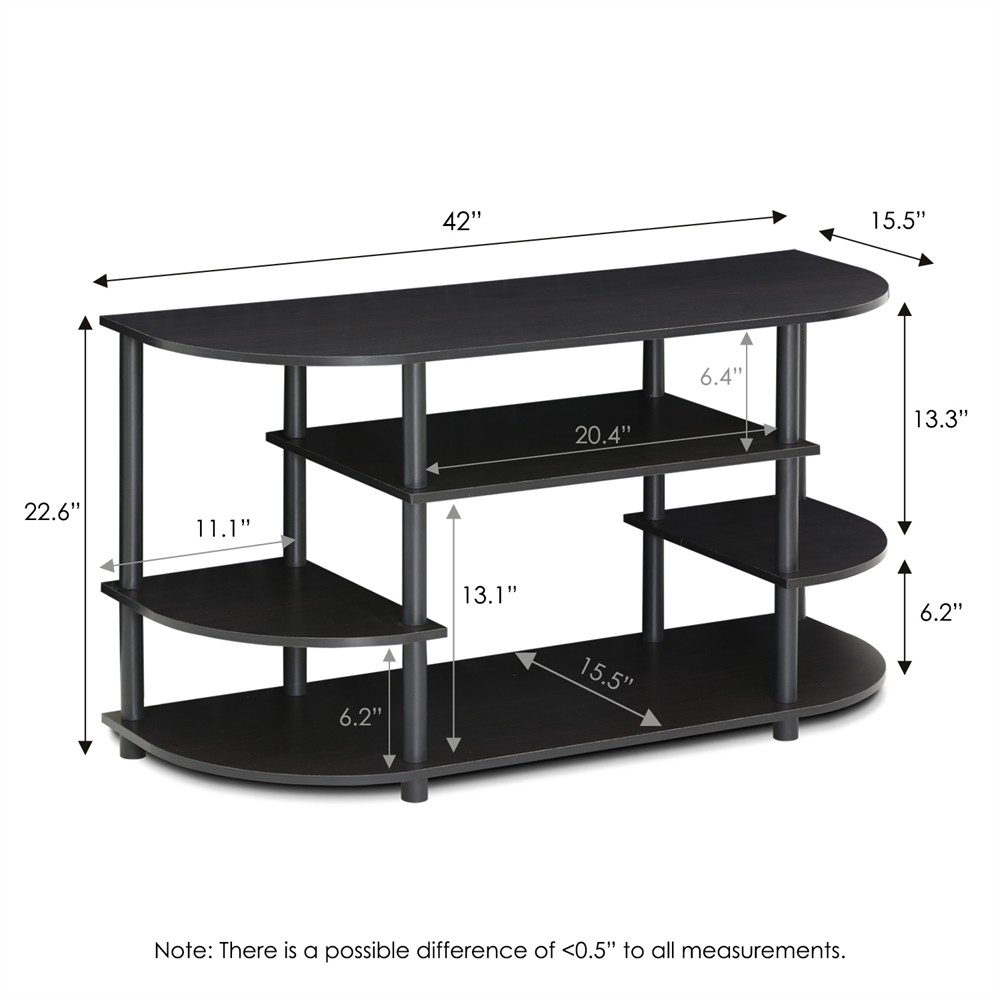 JAYA Simple Design Corner TV Stand,. Picture 2