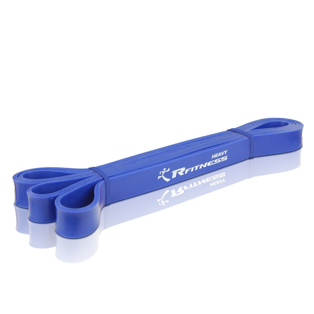 RFitness Professional 41-Inch Long LOOP Stretch Latex Exercise Band, HEAVY (Blue). Picture 2