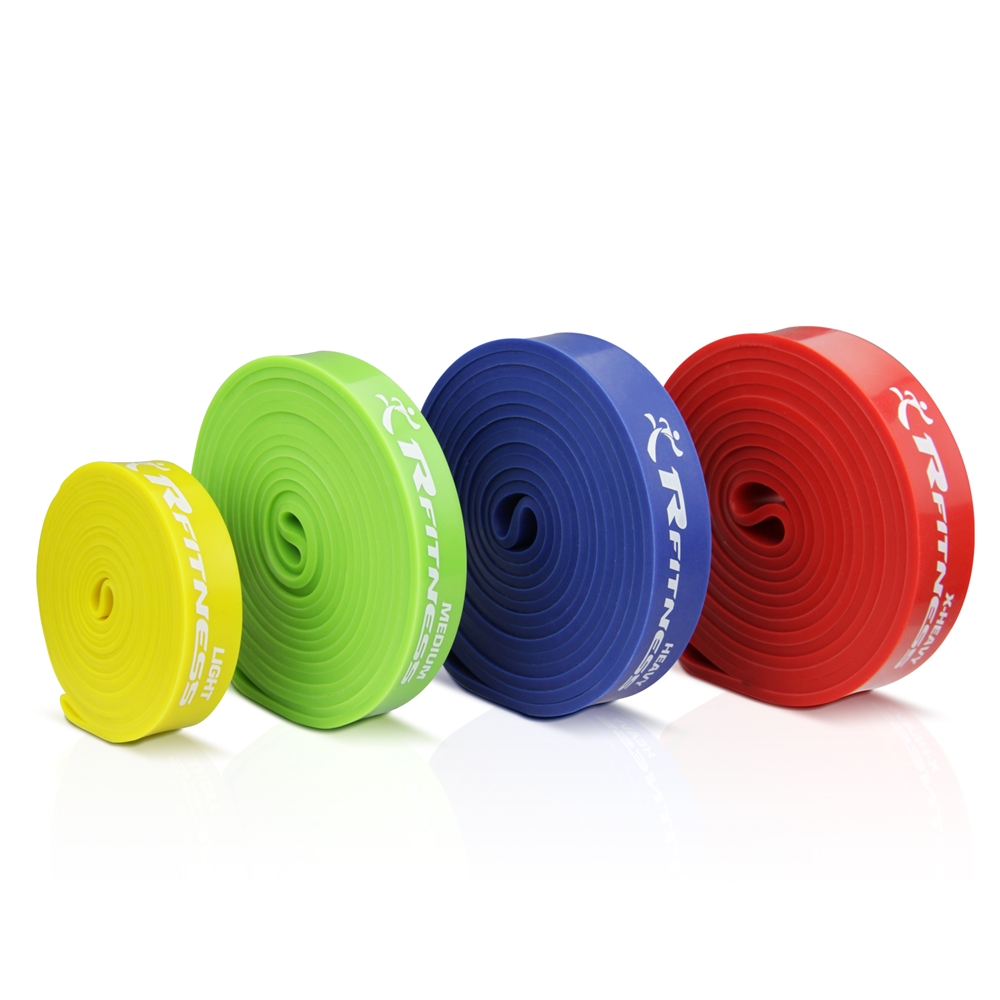 RFitness Professional 41-Inch Long LOOP Stretch Latex Exercise Band, MEDIUM (Green). Picture 3