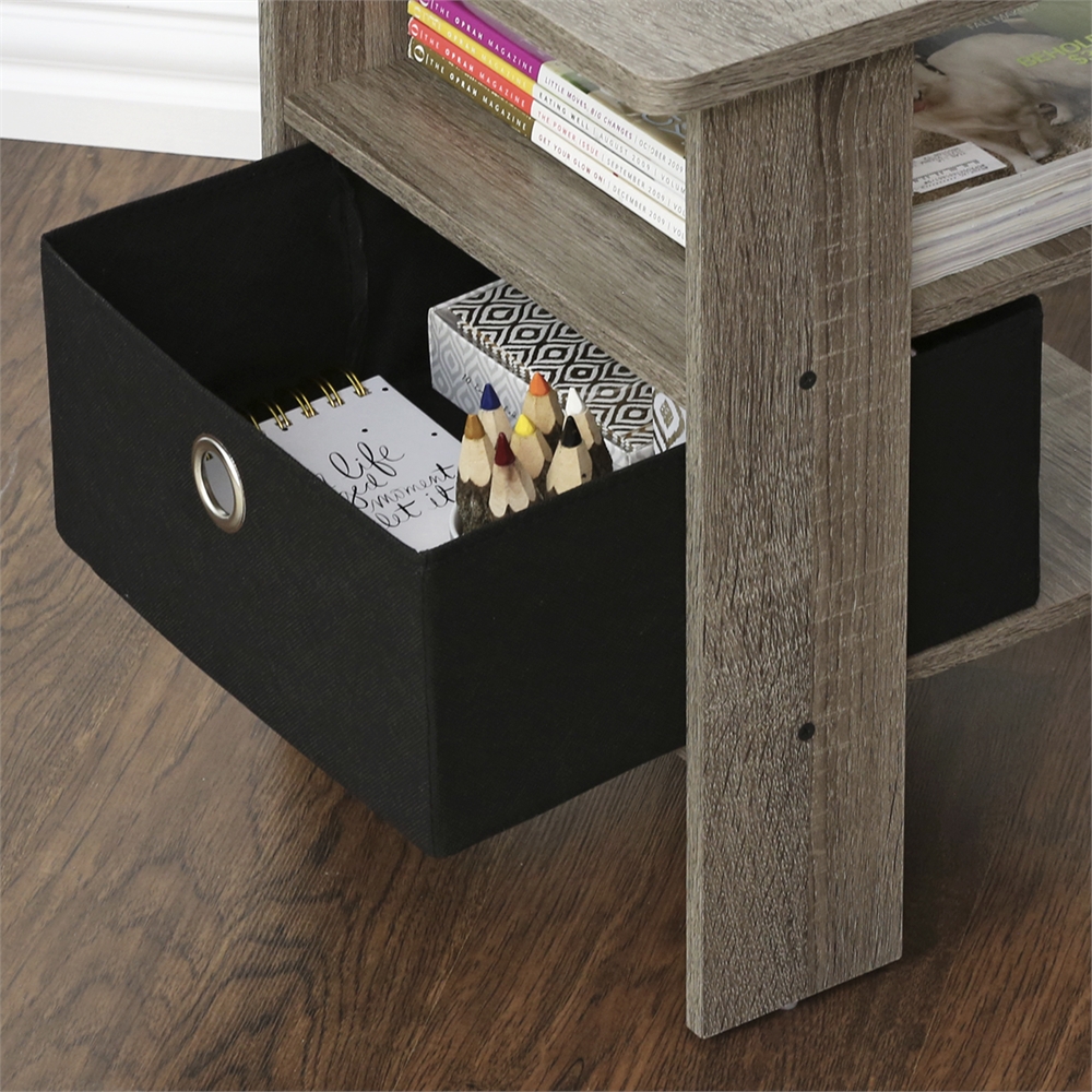 Petite End Table Bedroom Night Stand, Set of Two. Picture 5