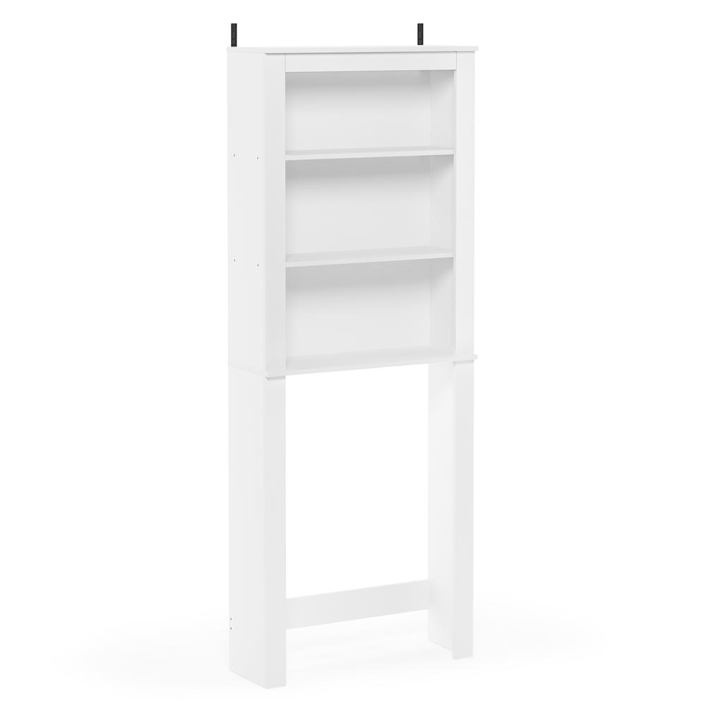 Furinno Indo Open Bath Cabinet, White. Picture 1