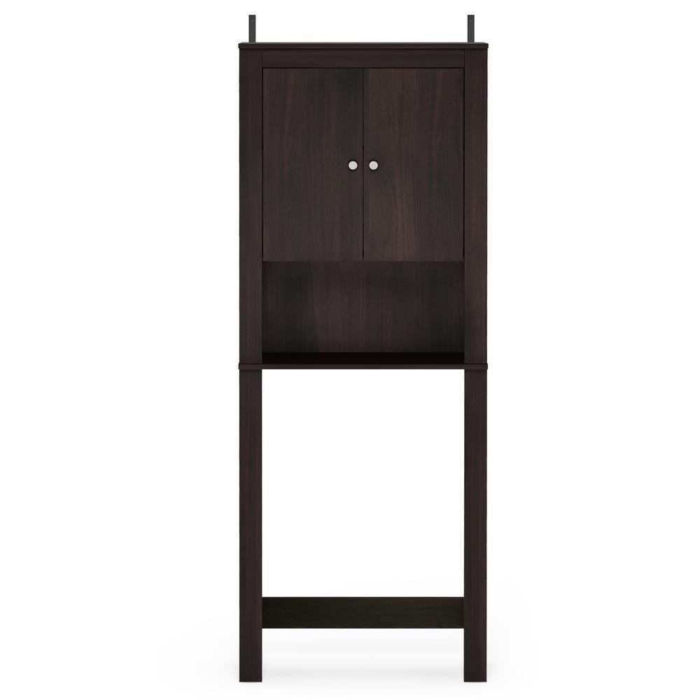 Furinno Indo Double Door Bath Cabinet, Espresso. Picture 3