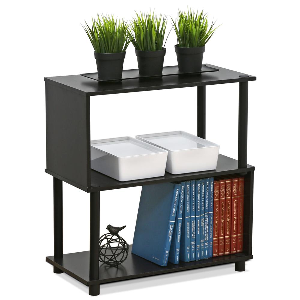 Furinno 3-Tier Flexi Rack, Espresso. Picture 3