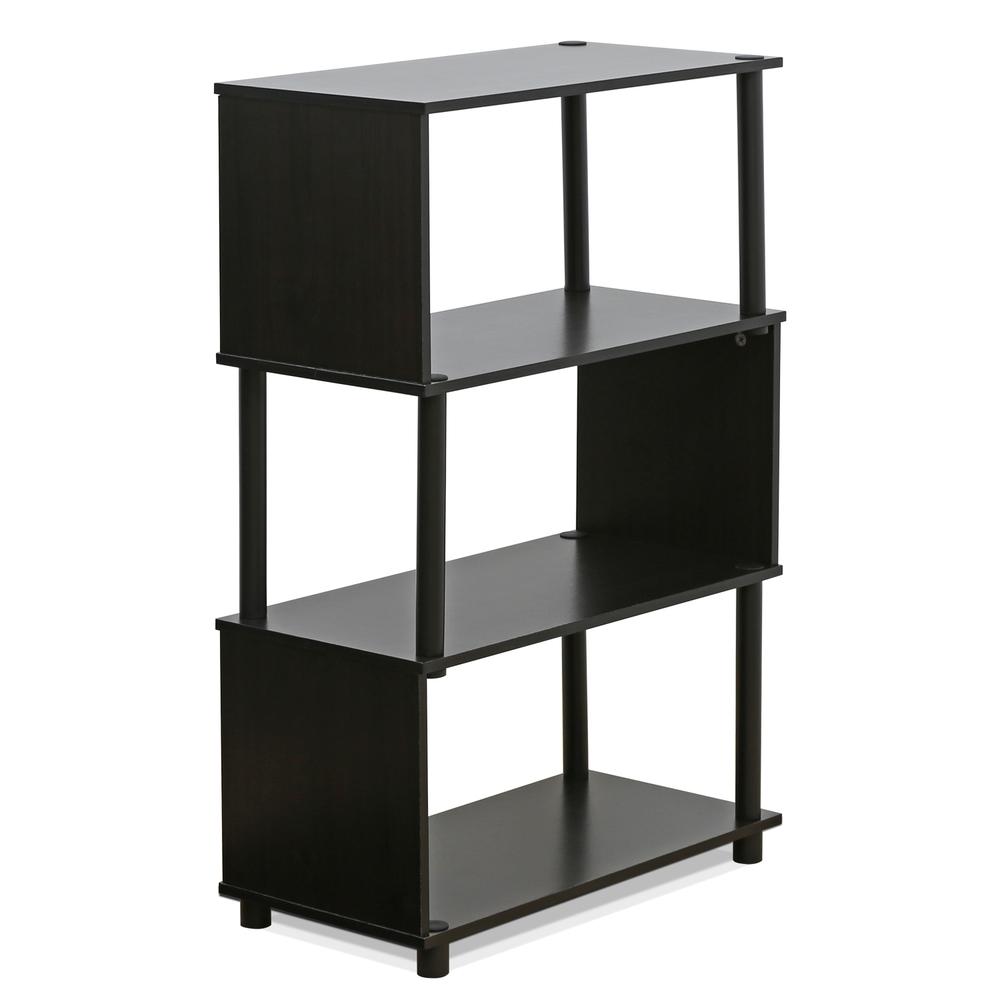 Furinno 4-Tier Flexi Rack, Espresso. Picture 1