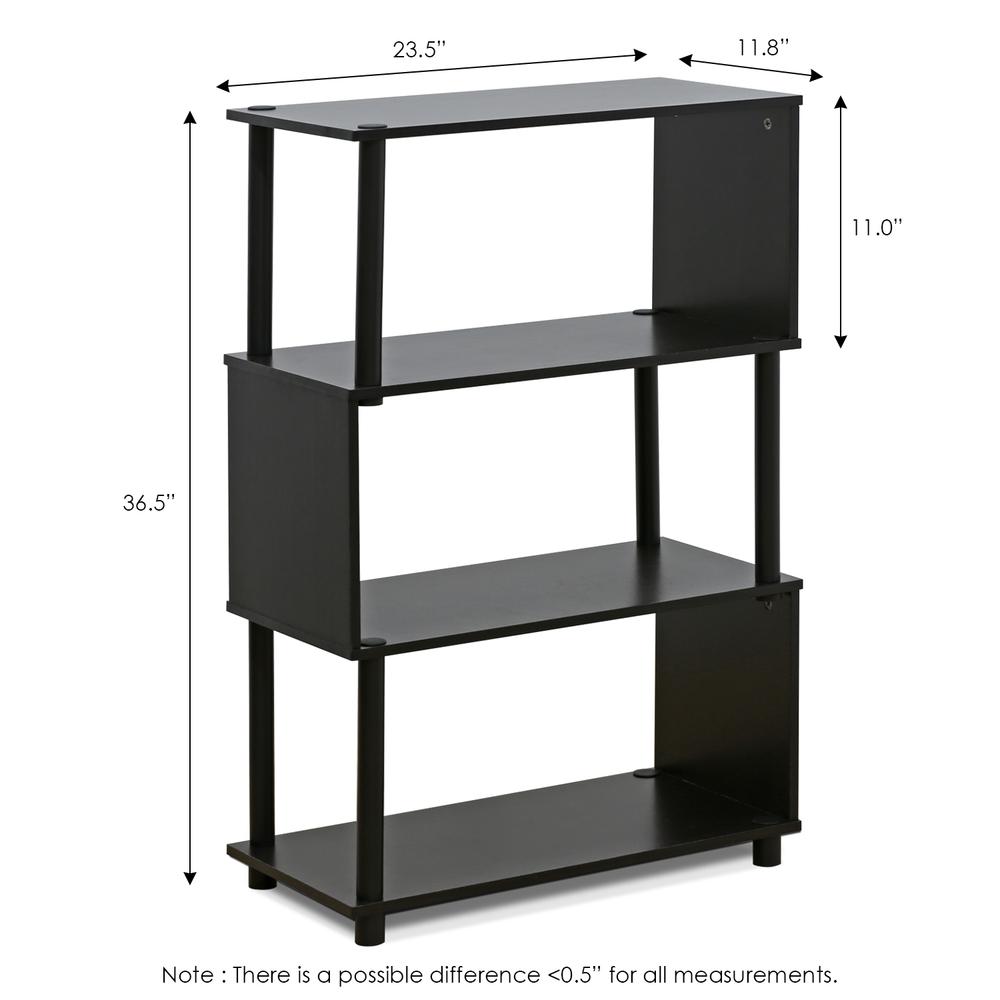 Furinno 4-Tier Flexi Rack, Espresso. Picture 2