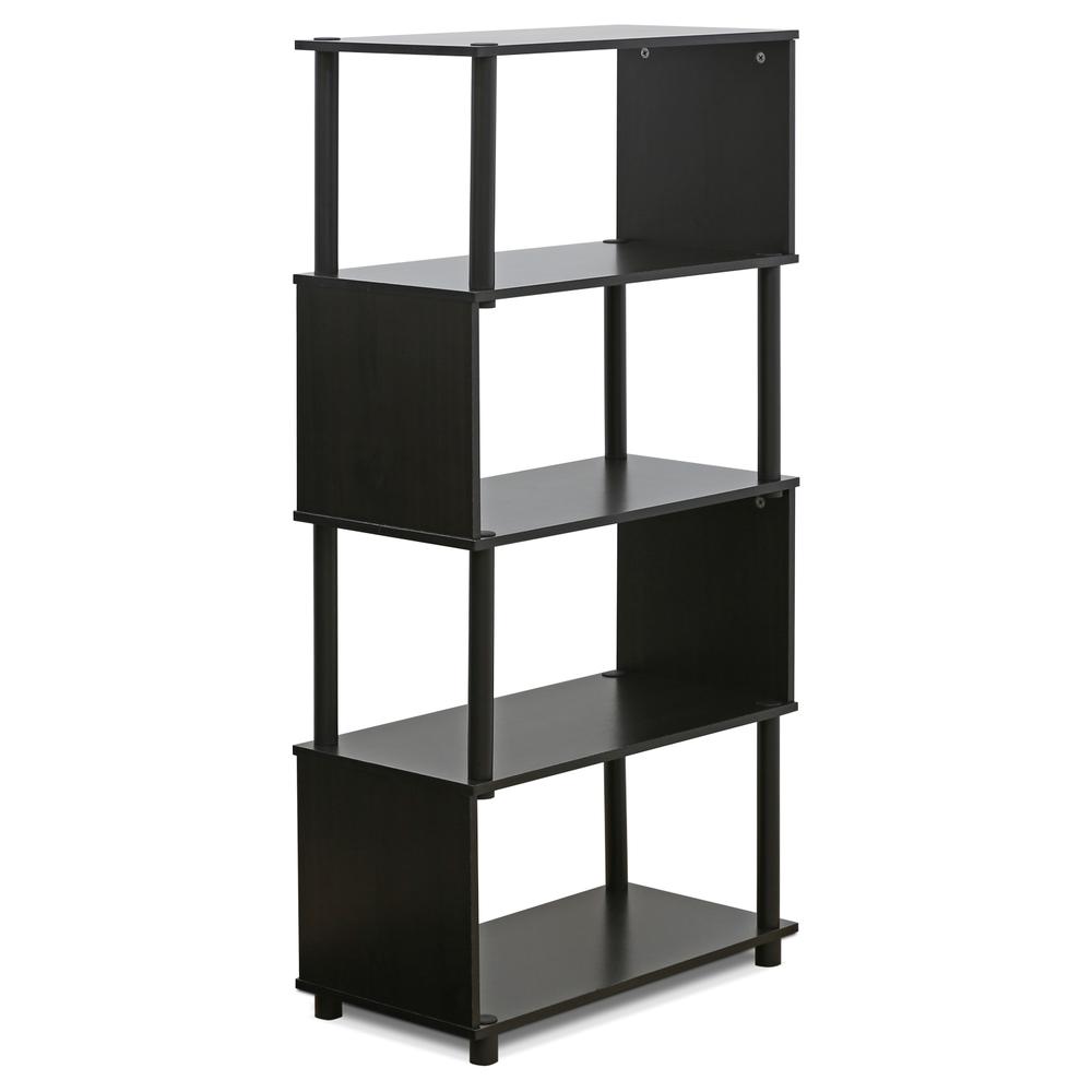 Furinno 5-Tier Flexi Rack, Espresso. Picture 1