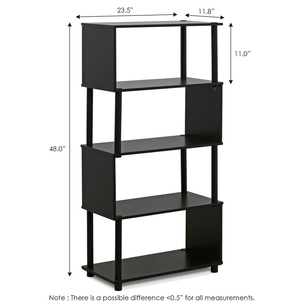 Furinno 5-Tier Flexi Rack, Espresso. Picture 2