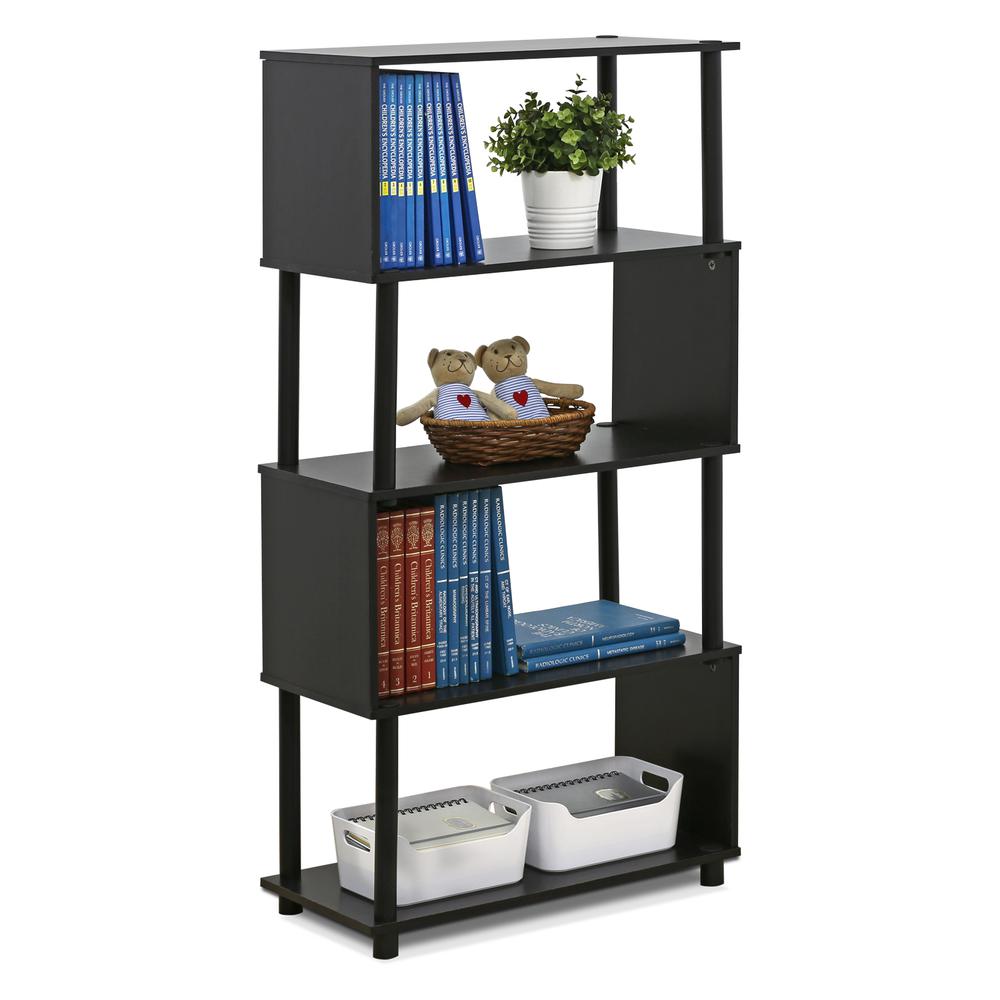 Furinno 5-Tier Flexi Rack, Espresso. Picture 3