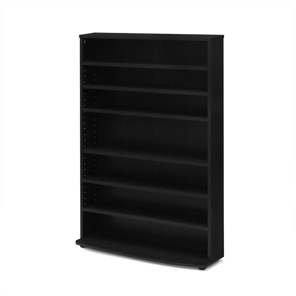Furinno JAYA 6-Tier Multimedia Storage Tower, Espresso 17059EX. Picture 2