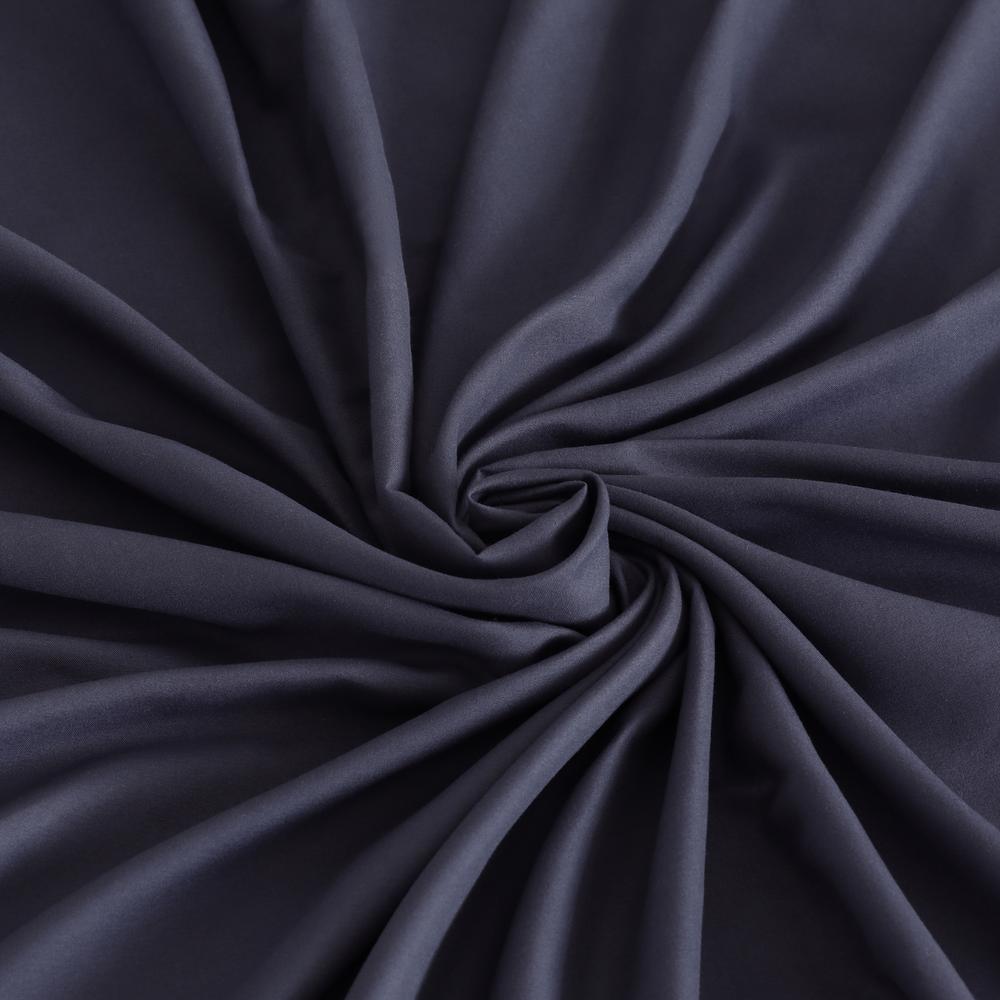 Furinno Angeland Vienne 4-Piece Microfiber Bed Sheet Set, Queen, Navy Blue. Picture 2