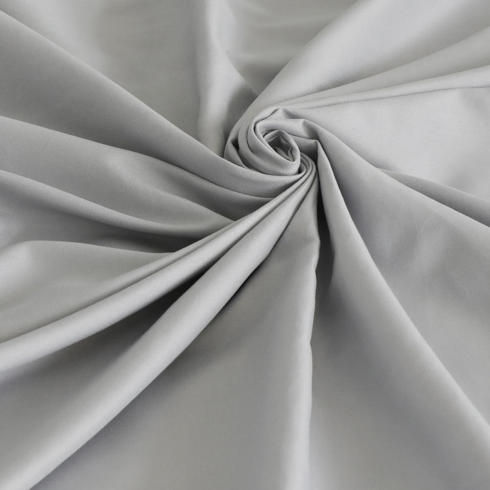 Furinno Angeland Vienne 4-Piece Microfiber Bed Sheet Set, California King, Grey. Picture 2