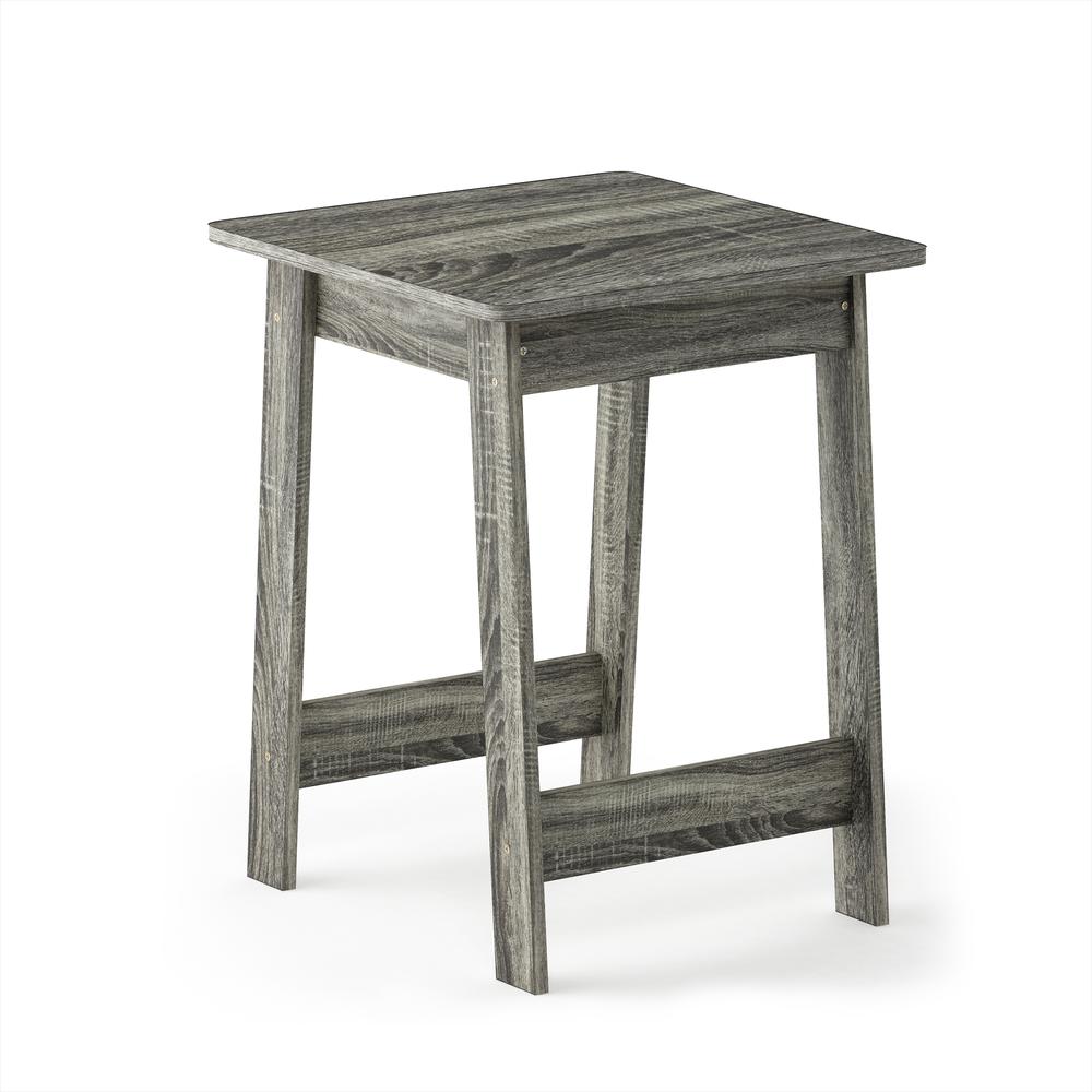 Furinno Beginning End Table, French Oak Grey 18039GYW. Picture 1