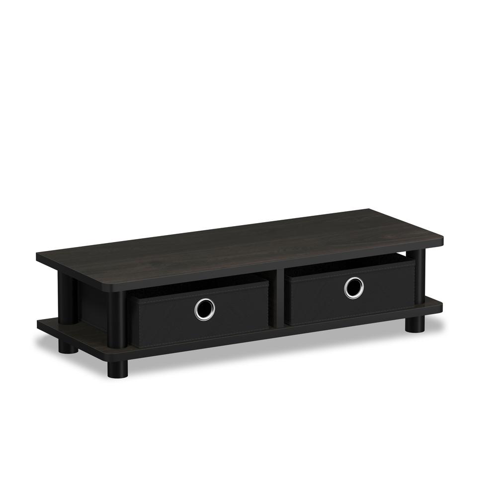 Turn-N-Tube Monitor Stand, Espresso/Black. Picture 1