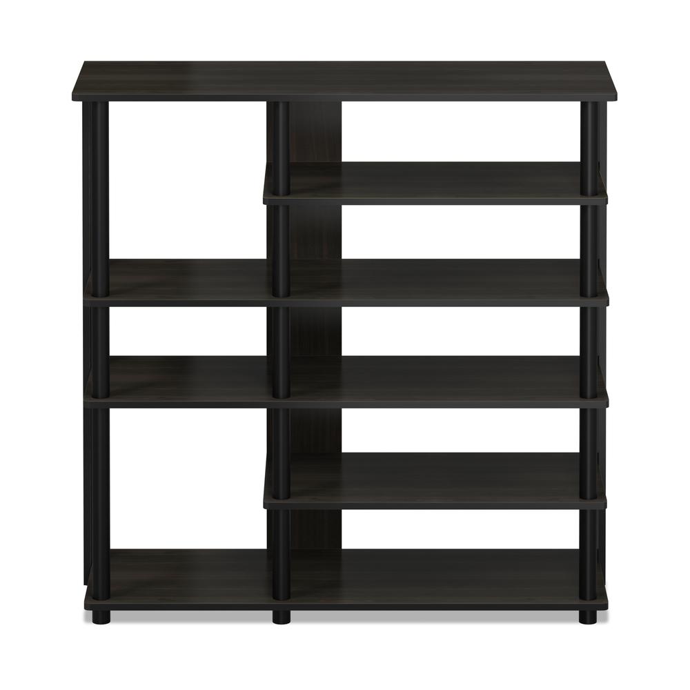Turn-N-Tube Multi Storage Shoe Rack, Espresso/Black. Picture 3