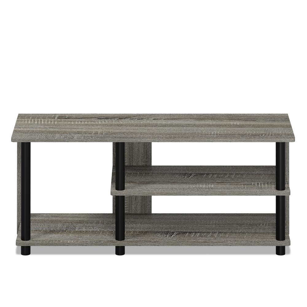 Turn-N-Tube Compact Multi Storage Shoe Rack, French Oak Grey/Black. Picture 3