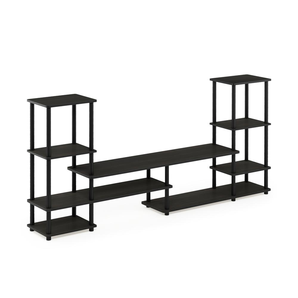 Turn-N-Tube Grand Entertainment Center, Espresso/Black. Picture 1