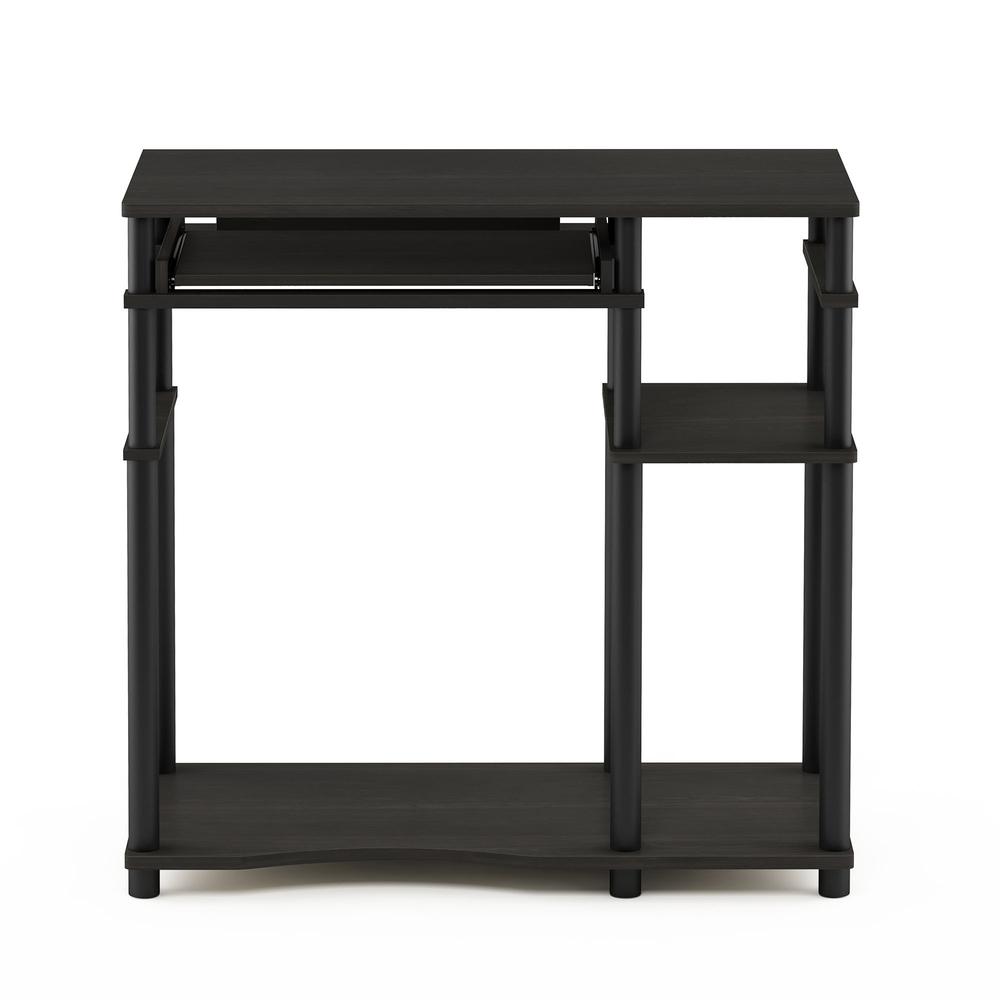 Abbott Computer Desk with Bookshelf, Espresso/Black, 17097EX/BK. Picture 3