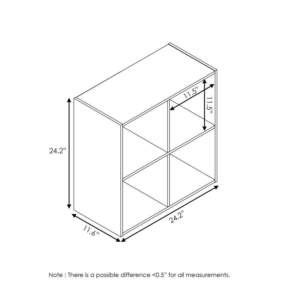 Pelli Cubic Storage Cabinet, 2x2, Espresso, 18051EX. Picture 2