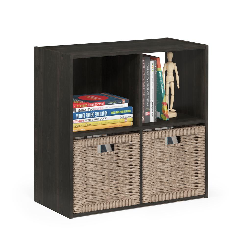 Pelli Cubic Storage Cabinet, 2x2, Espresso, 18051EX. Picture 4